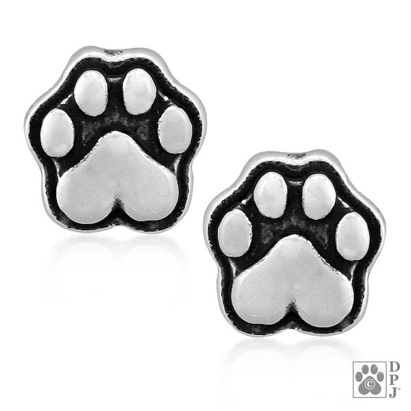 Heart Paws Post Earring