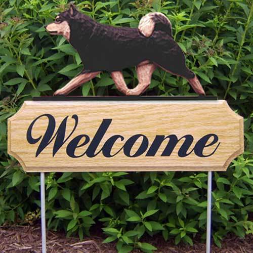 Shiba Inu Welcome Sign