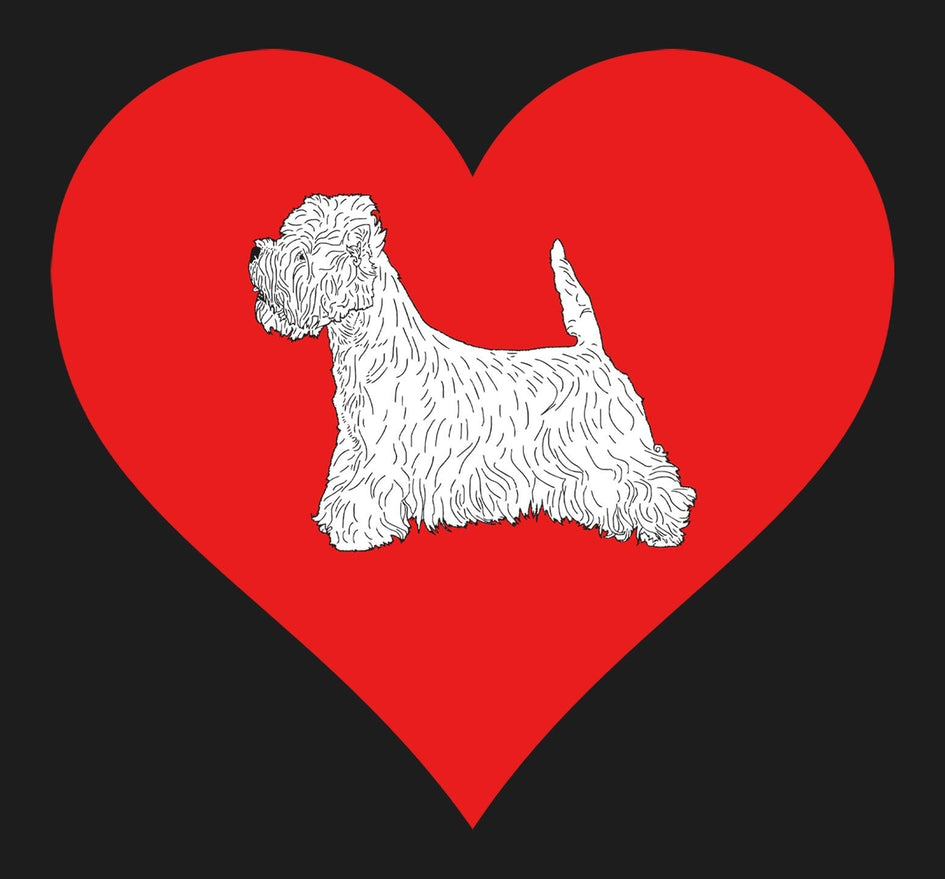 West Highland White Terrier on Heart Left Chest - Unisex Full-Zip Hoodie Sweatshirt