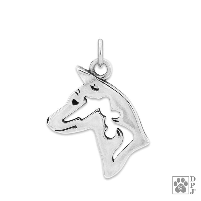 Basenji Necklace, Head