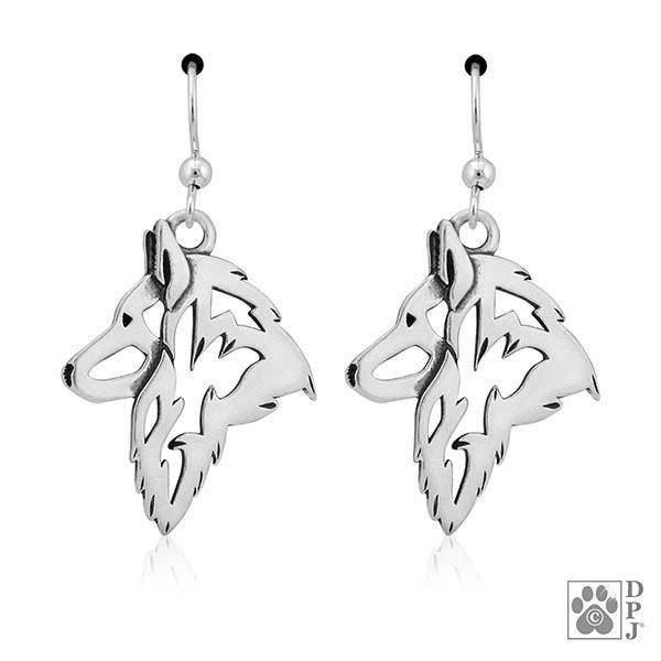 Belgian Tervuren, Head, Earring