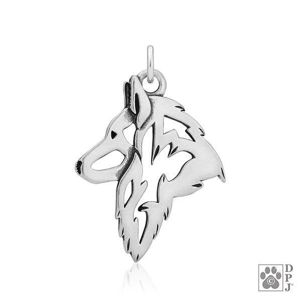 Belgian Tervuren, Head, Pendant