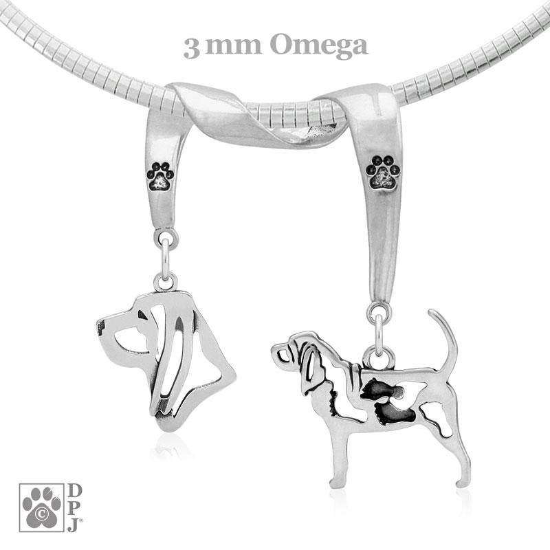 Bloodhound, Charm Holder, Necklace