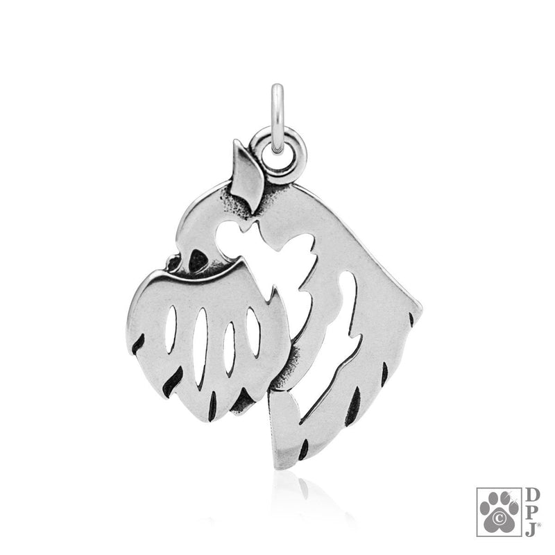 Brussels Griffon Rough, Head, Pendant
