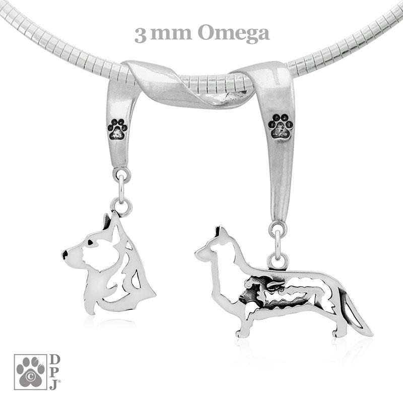 Cardigan Welsh Corgi, Charm Holder, Necklace