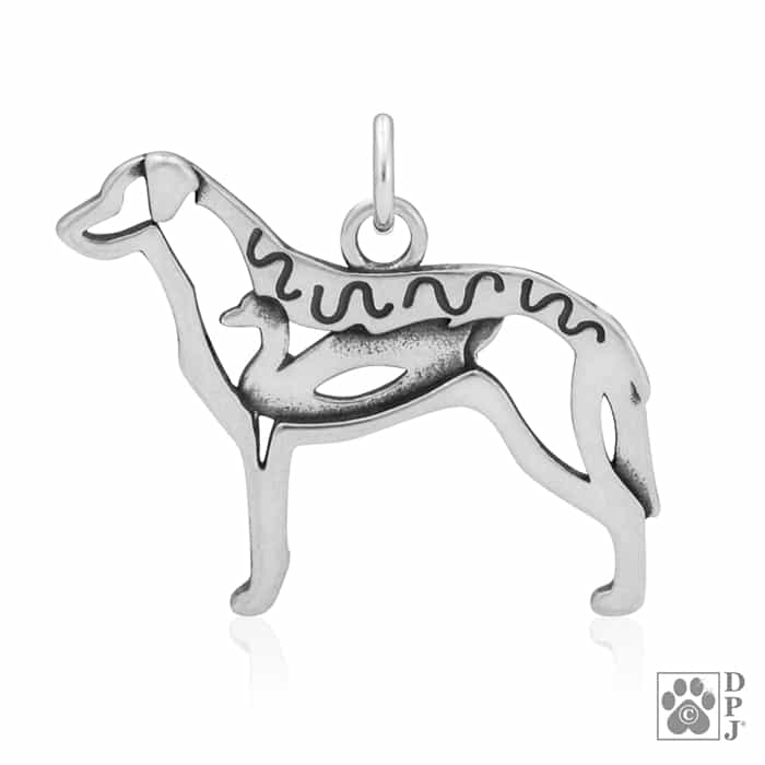 Chesapeake Bay Retriever w/Duck, Body, Pendant