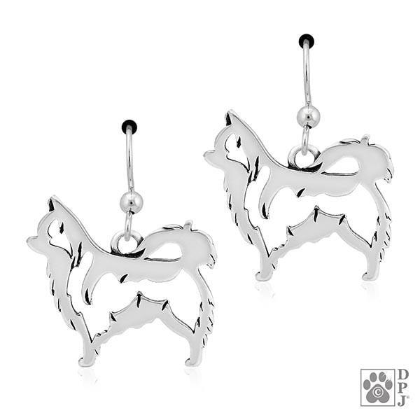 Chihuahua, Longhaired, Body, Earring