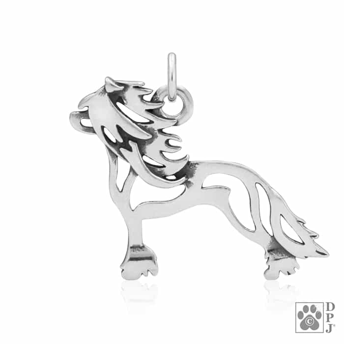 Chinese Crested Hairless, Body, Pendant