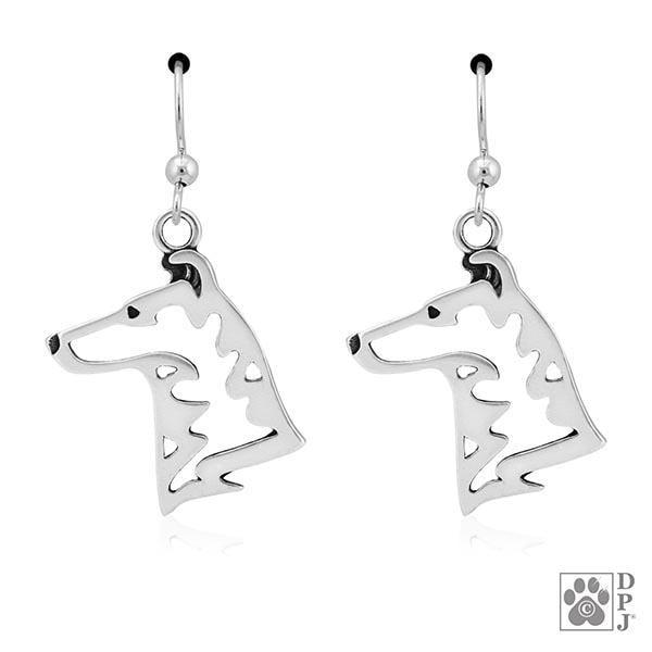 Collie, Smooth Coat, Head, Earring