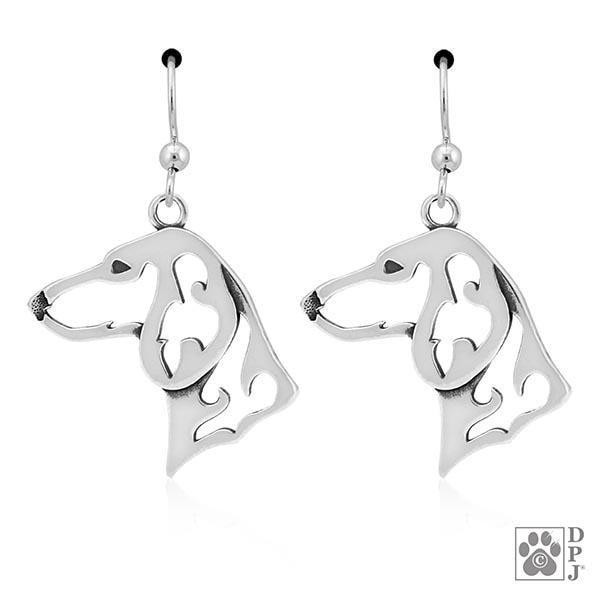 Dachshund Smooth Coat, Head, Earring