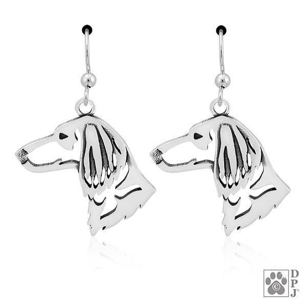 Dachshund Longhaired, Head, Earring