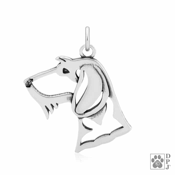 Dachshund Wirehaired, Head, Pendant