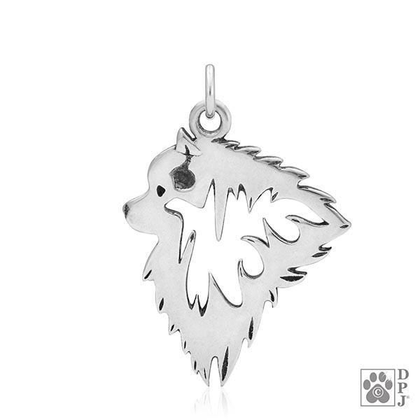 Keeshond, Head, Pendant