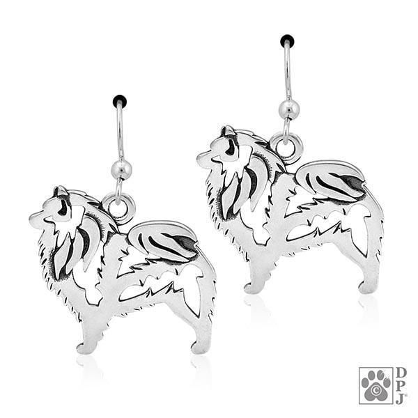 Keeshond, Body, Earrings