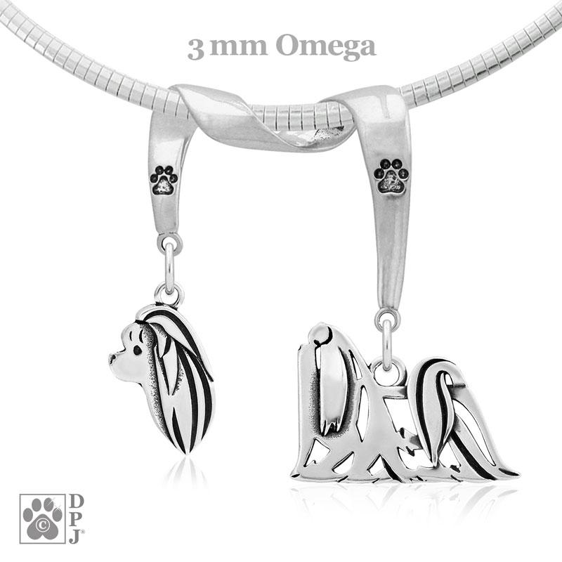 Maltese, Charm Holder, Necklace