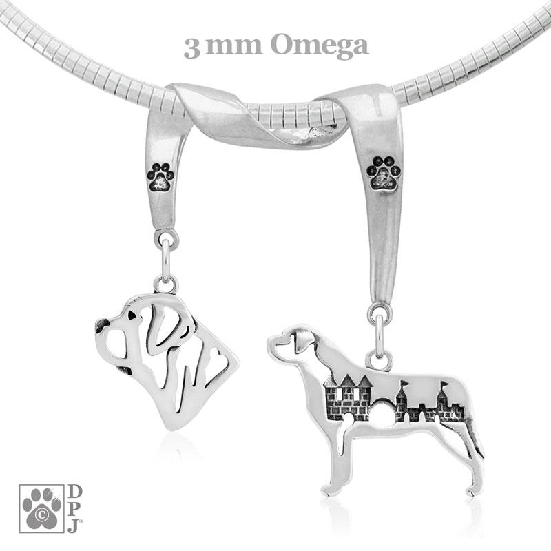Mastiff, Charm Holder, Necklace
