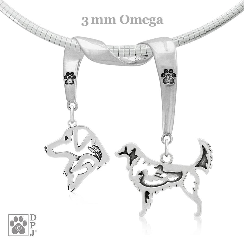 Nova Scotia Duck Tolling Retriever, Charm Holder, Necklace