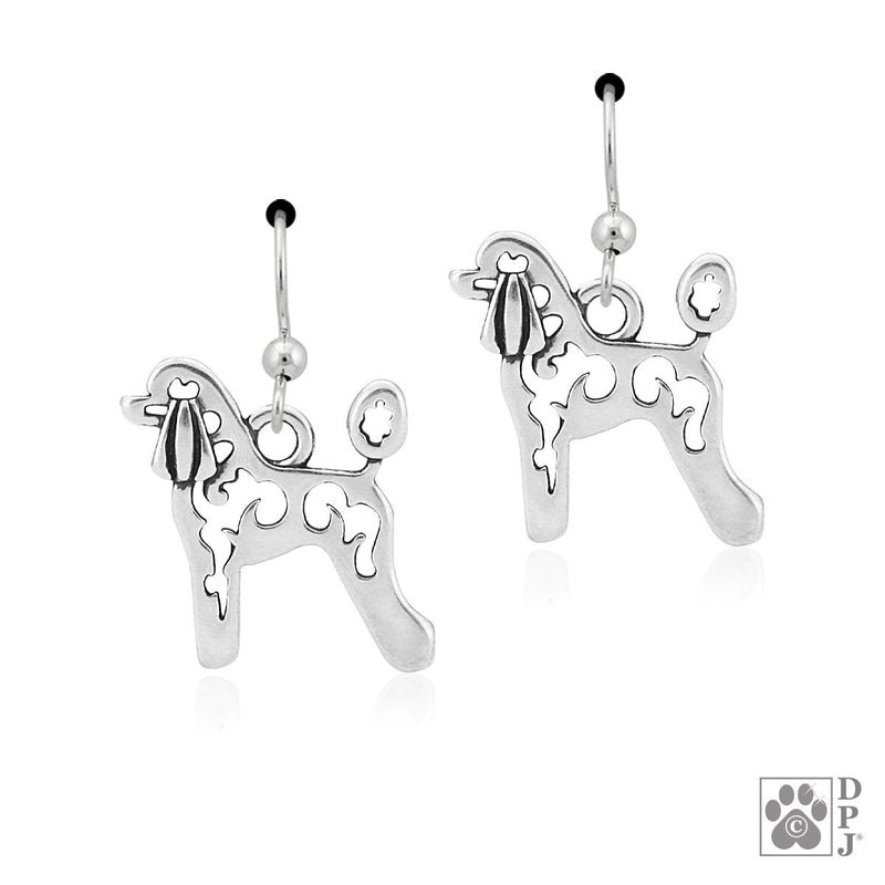 Poodle, Lamb Cut, Body, Earring