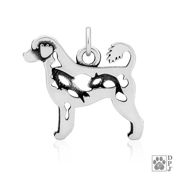 Portuguese Water Dog, Retriever Cut, Body, Pendant
