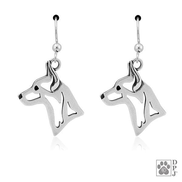 Rat Terrier, Head, Earring