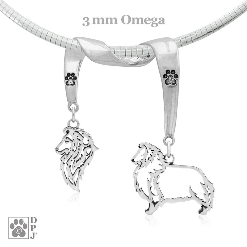 Shetland Sheepdog, Charm Holder, Necklace