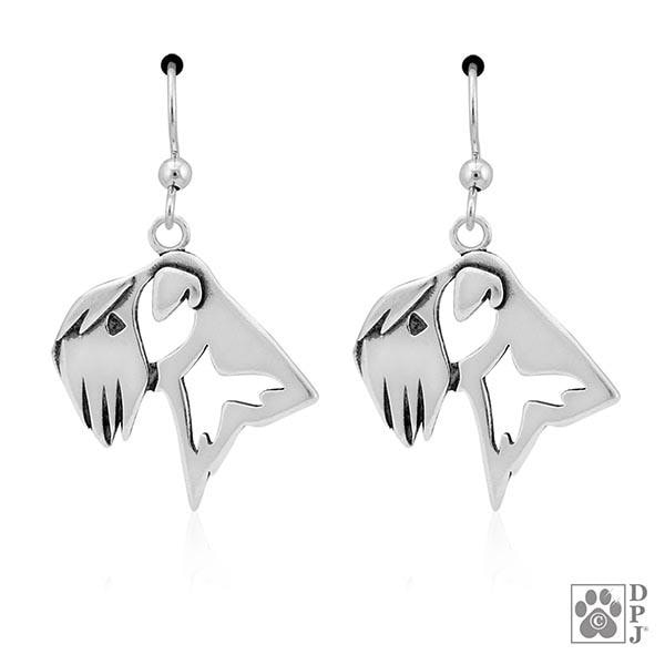 Soft Coated Wheaten Terrier, Head, Earring