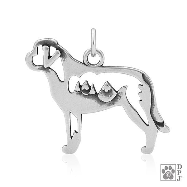 Saint Bernard w/Mountain, Body, Pendant