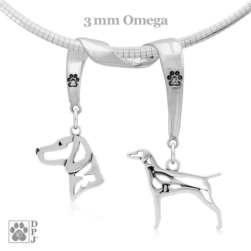 Vizsla, Charm Holder, Necklace