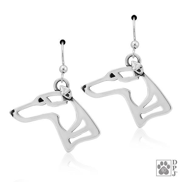 Whippet, Head, Earring