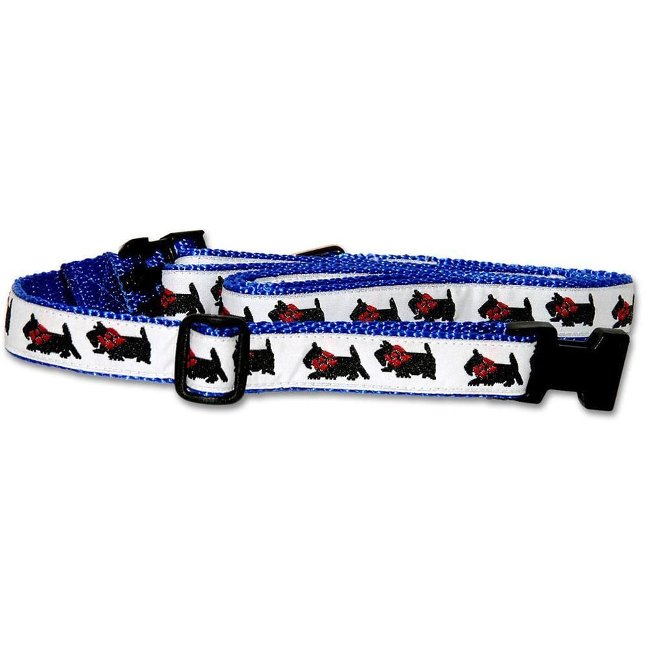 Scottish Terrier Collar and Leash Set