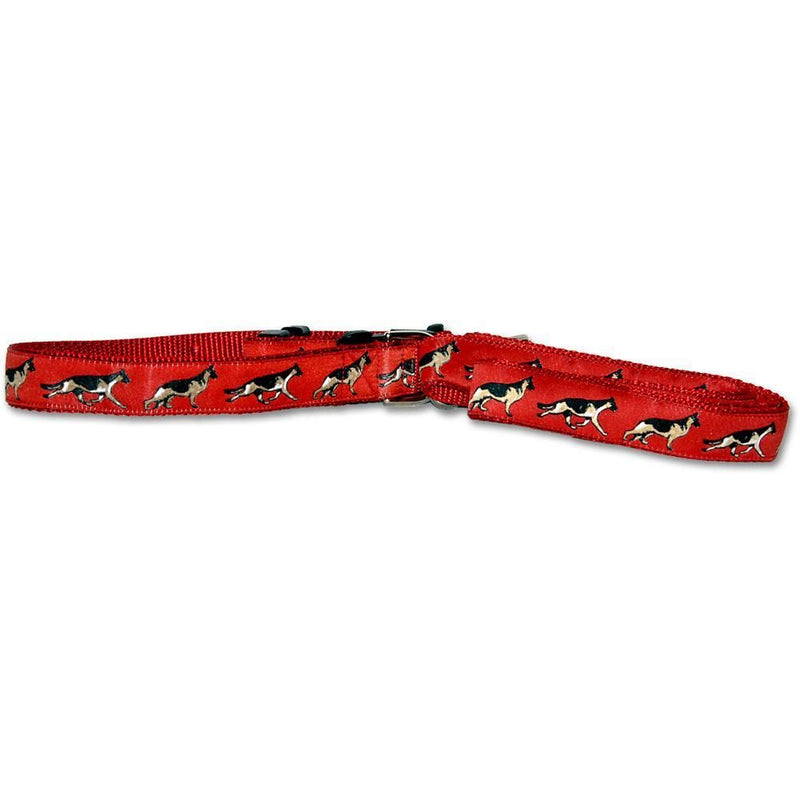 German Shepherd Dog Collar and Leash Set