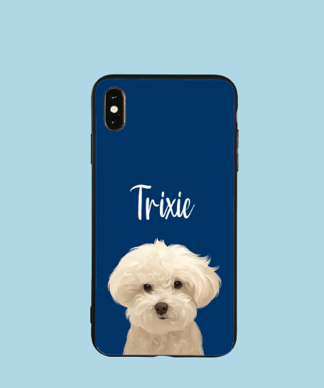 Custom Dog iPhone Phone Case Matte Finish - Classic Design