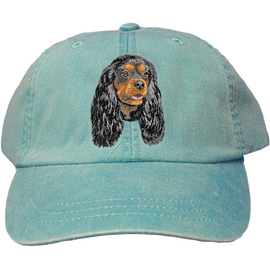 Embroidered Baseball Caps Turquoise  Cavalier King Charles Spaniel DV317