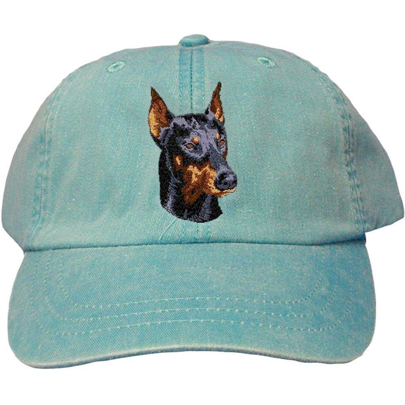 Doberman Pinscher Embroidered Baseball Caps