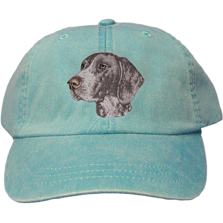 Embroidered Baseball Caps Turquoise  German Shorthaired Pointer D131