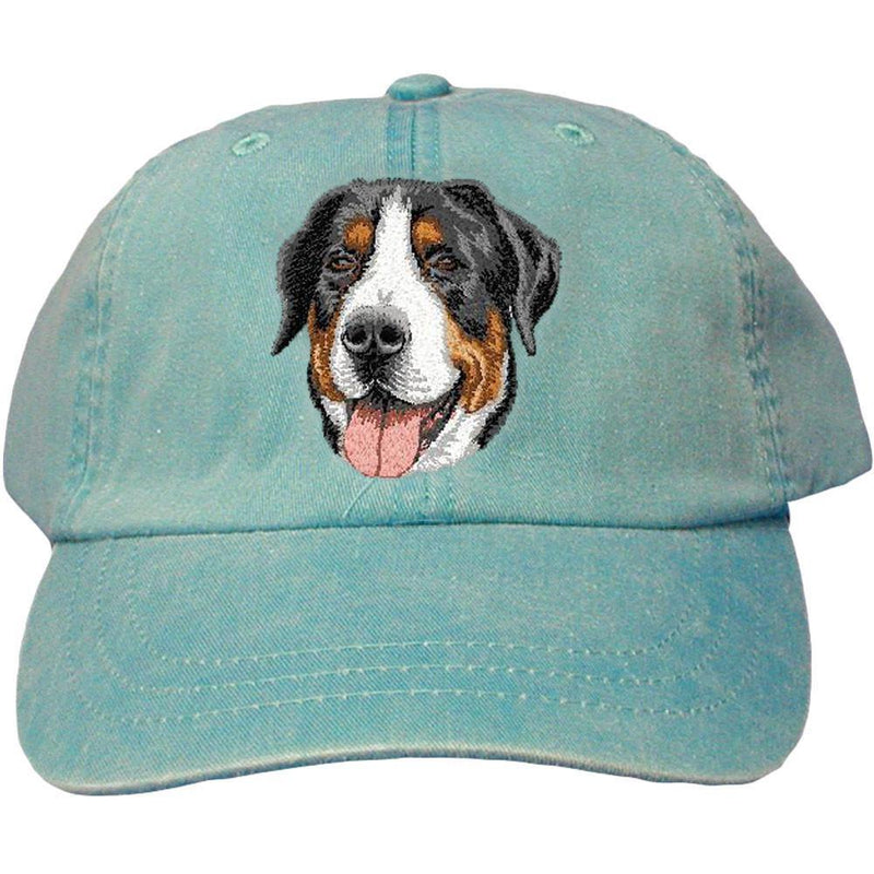 Greater Swiss Mountain Dog Embroidered Baseball Caps