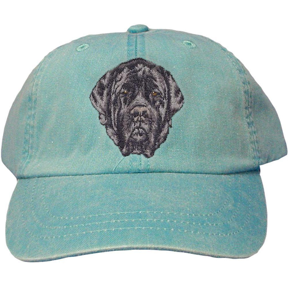 Embroidered Baseball Caps Turquoise  Mastiff D135