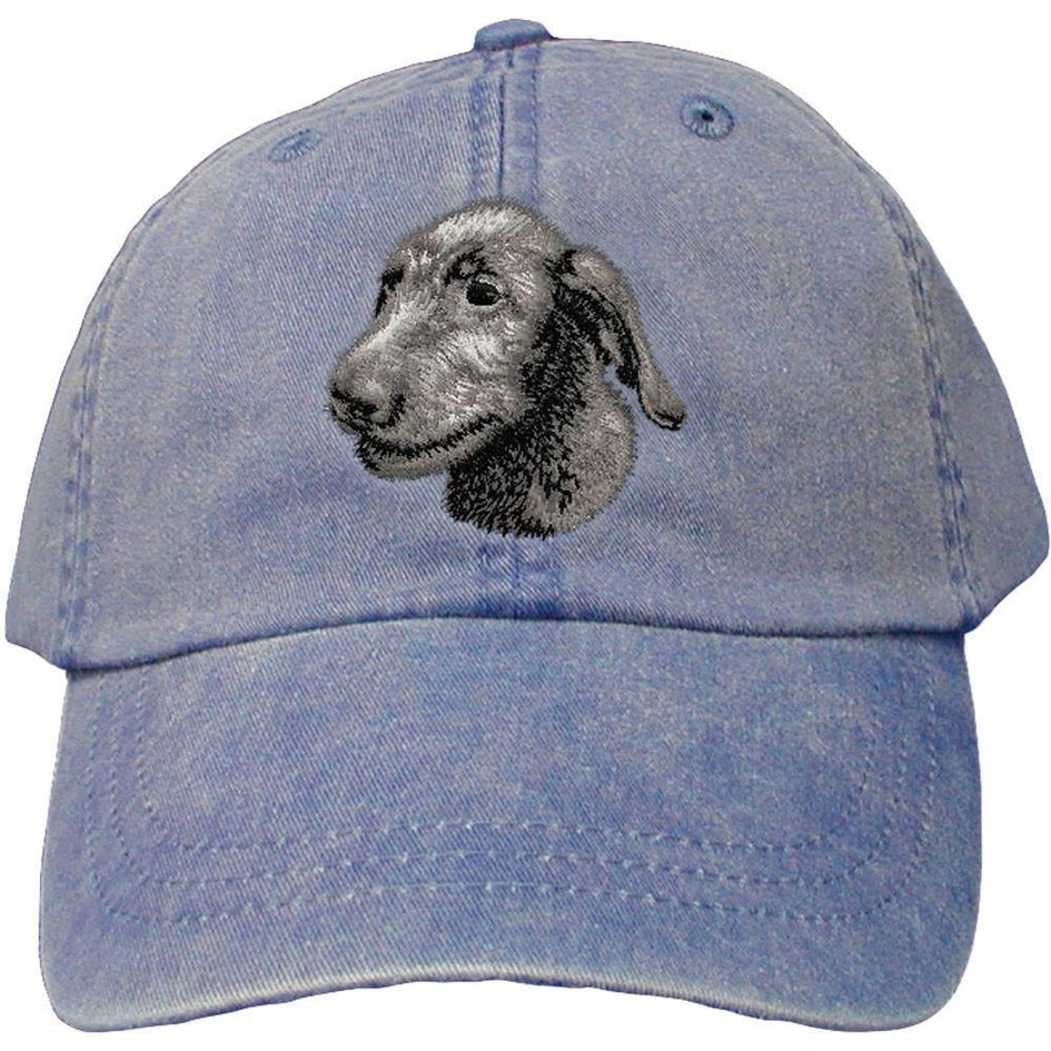 Embroidered Baseball Caps Denim  Irish Wolfhound D75
