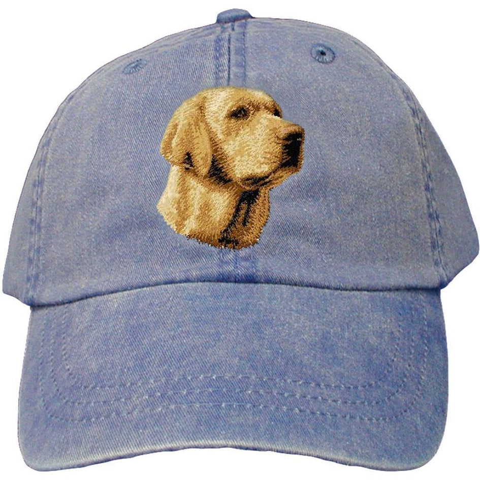 Embroidered Baseball Caps Denim  Labrador Retriever D14