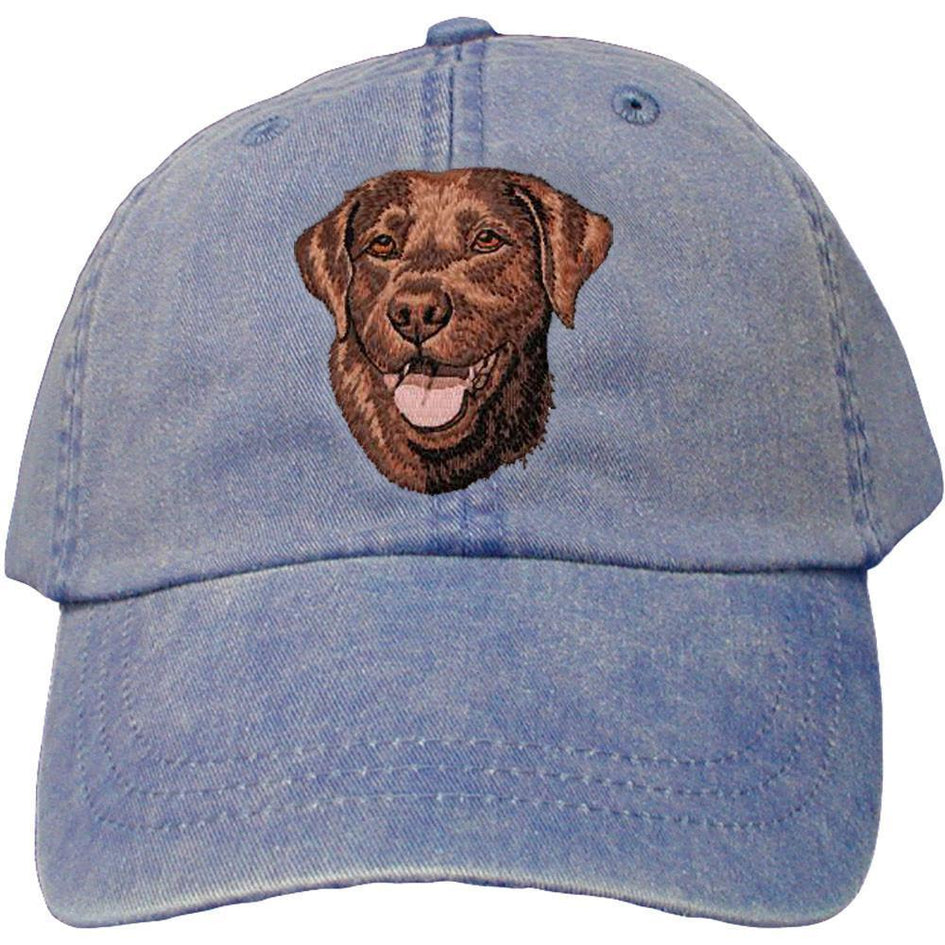 Embroidered Baseball Caps Denim  Labrador Retriever DM444