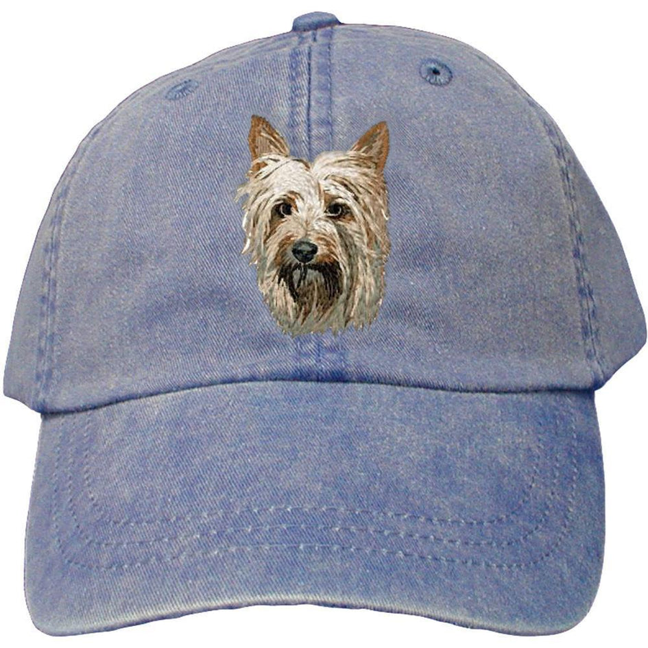 Embroidered Baseball Caps Denim  Silky Terrier DM405