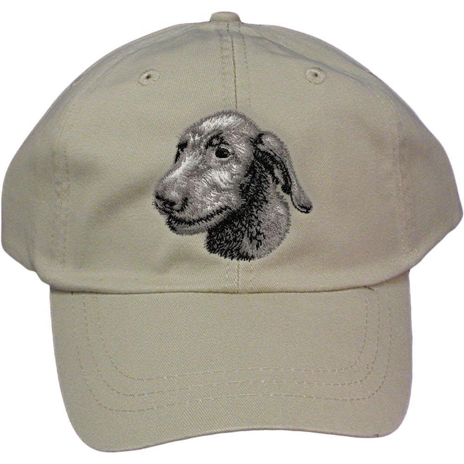 Embroidered Baseball Caps Grey  Irish Wolfhound D75