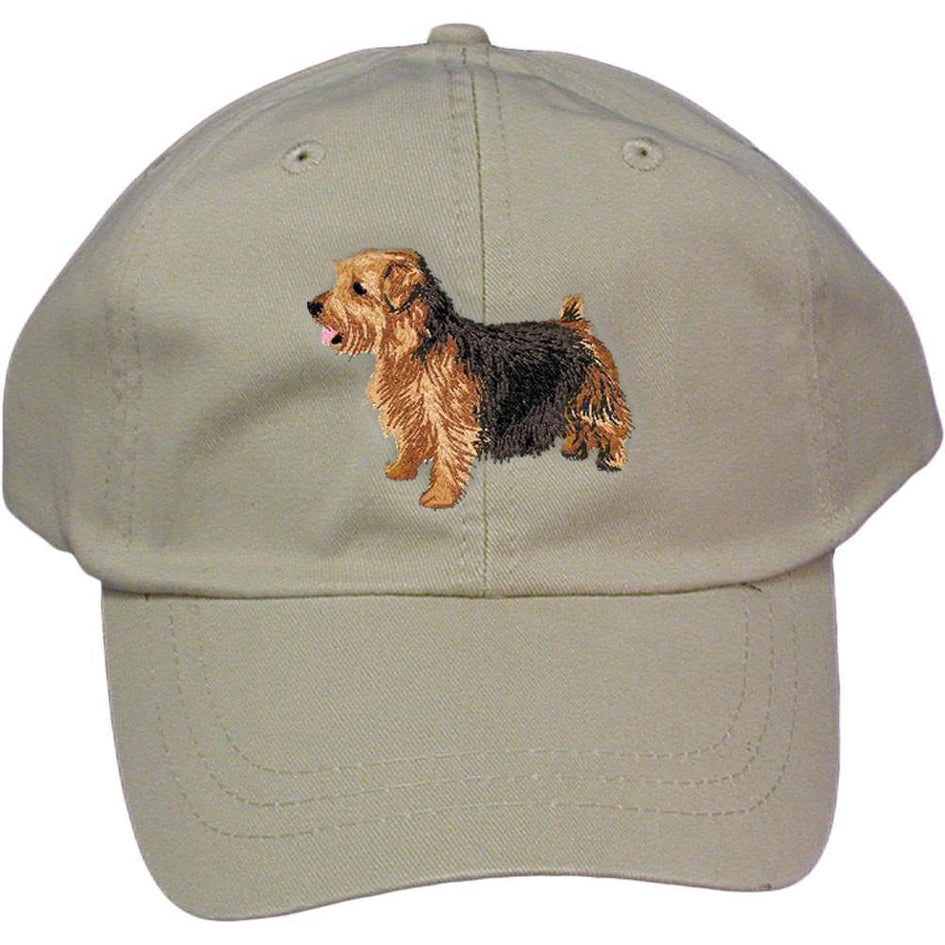 Embroidered Baseball Caps Grey  Norfolk Terrier DJ277
