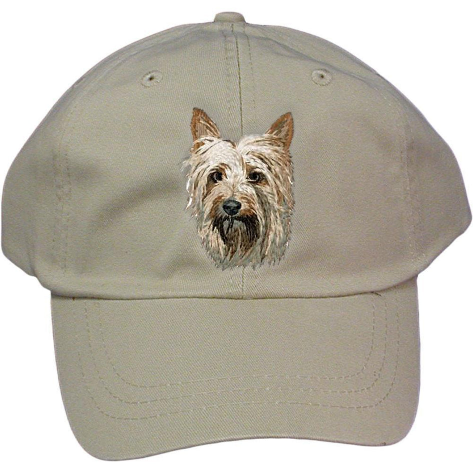 Embroidered Baseball Caps Grey  Silky Terrier DM405