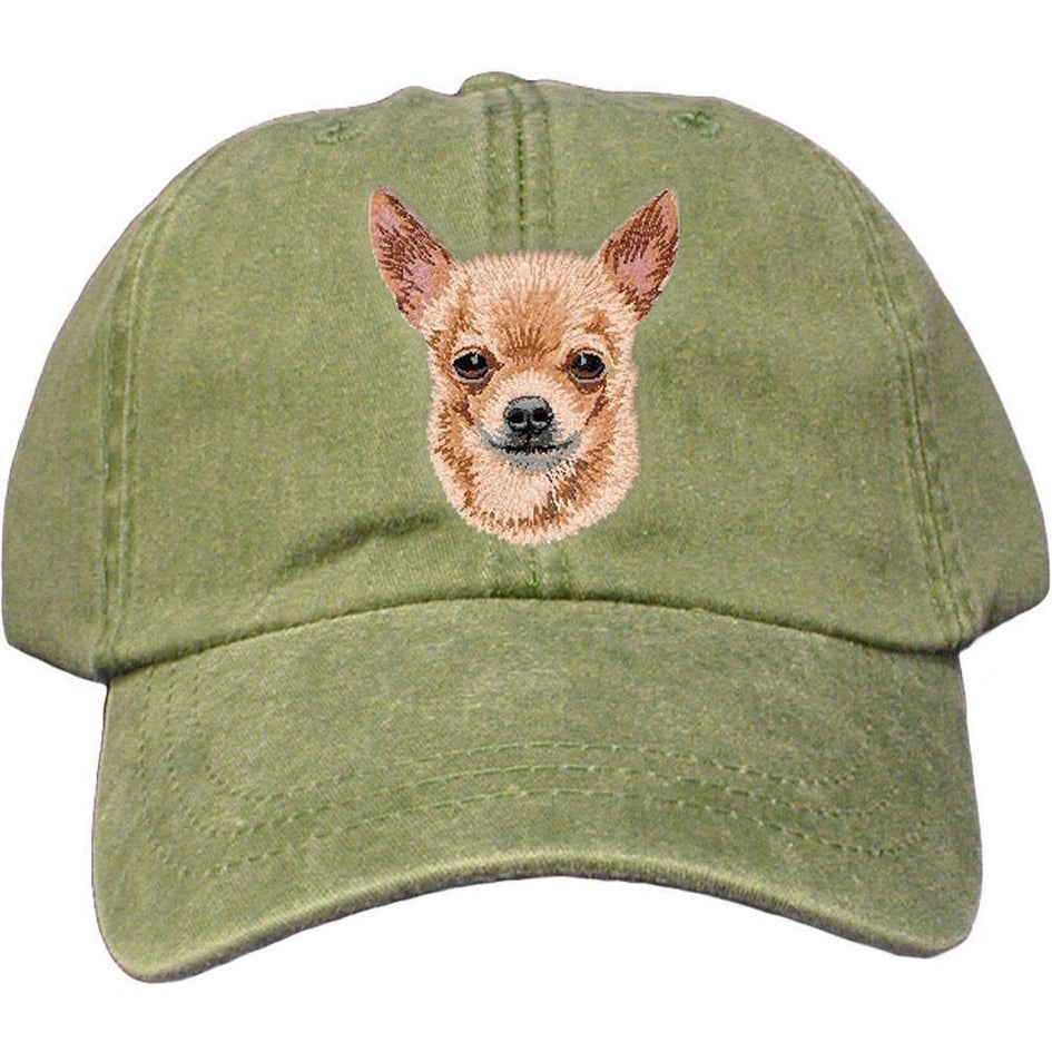 Embroidered Baseball Caps Green  Chihuahua DV385