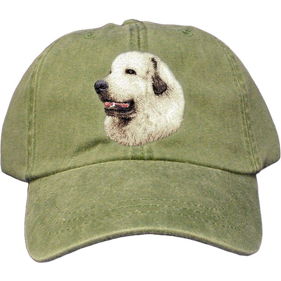 Embroidered Baseball Caps Green  Great Pyrenees D27