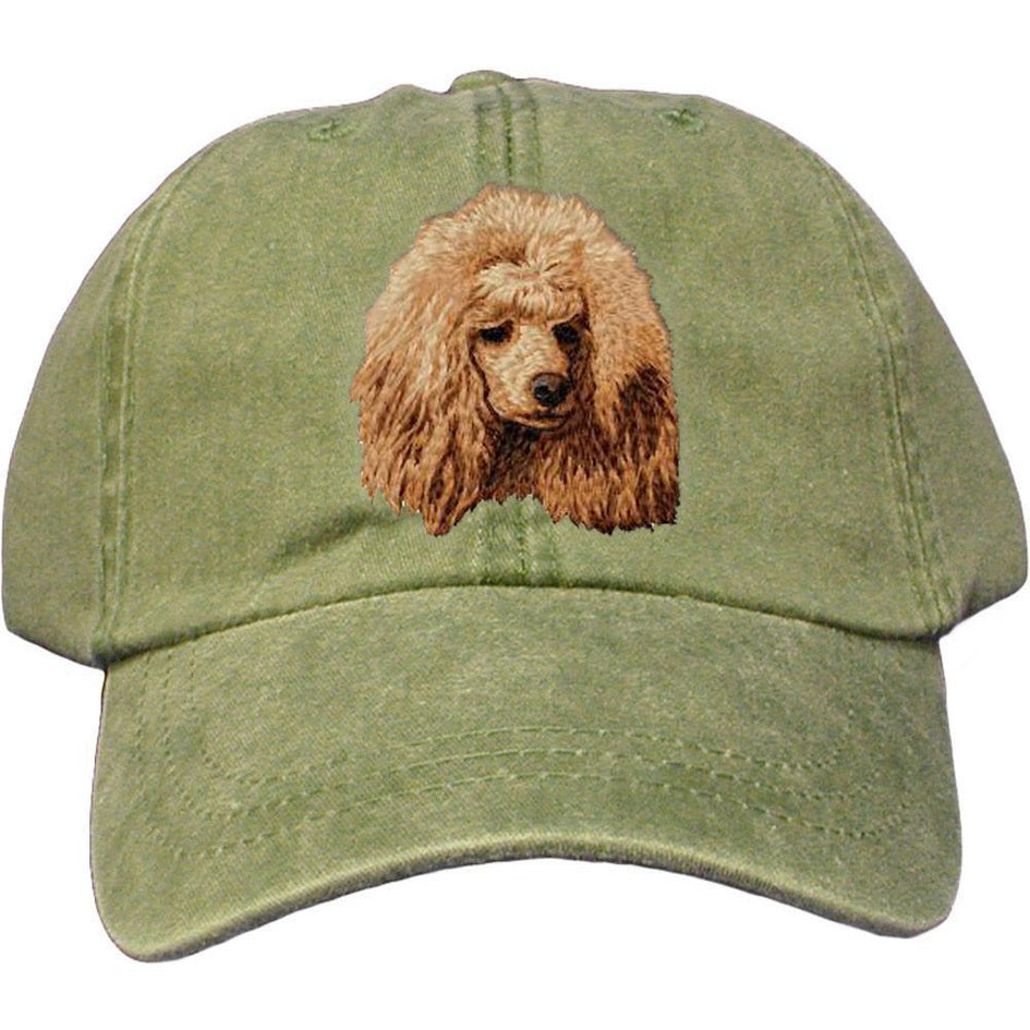 Embroidered Baseball Caps Green  Poodle DM449