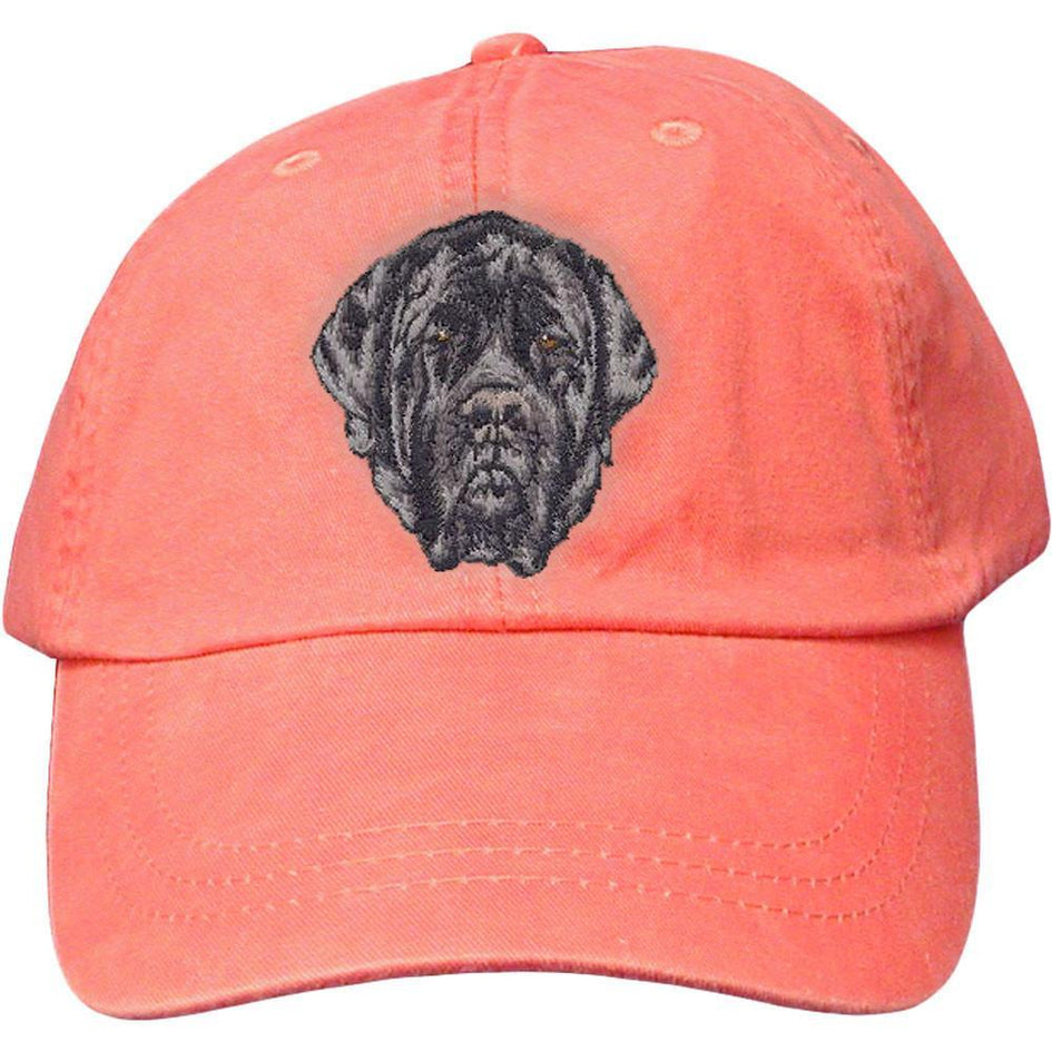 Embroidered Baseball Caps Peach  Mastiff D135