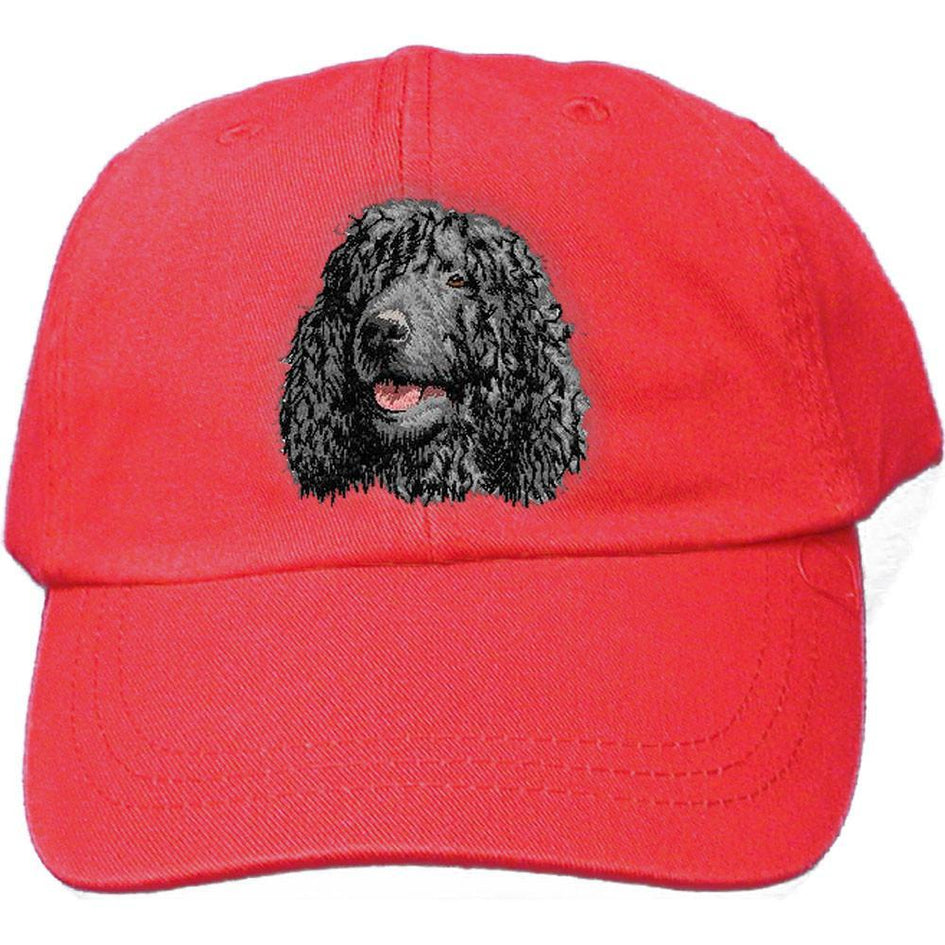Embroidered Baseball Caps Red  Irish Water Spaniel D145