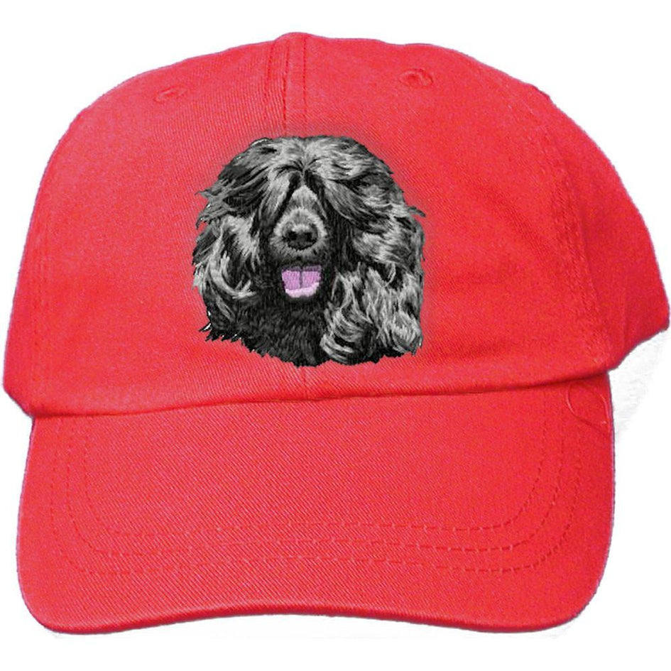 Embroidered Baseball Caps Red  Portuguese Water Dog DM452